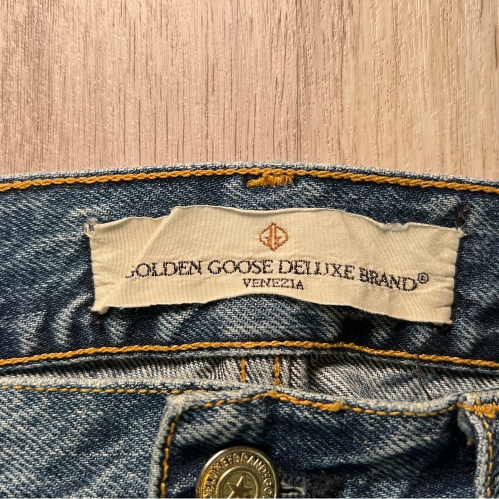 Golden Goose Deluxe Brand Blue Jeans It's Like A Small Size - Picture 13 of 14